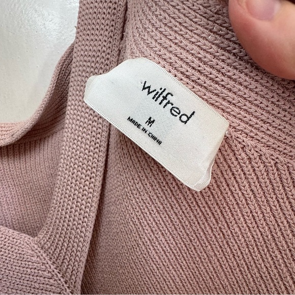 Aritzia Wilfred Cayenne Knit Open Back Crop Top - Picture 4 of 6